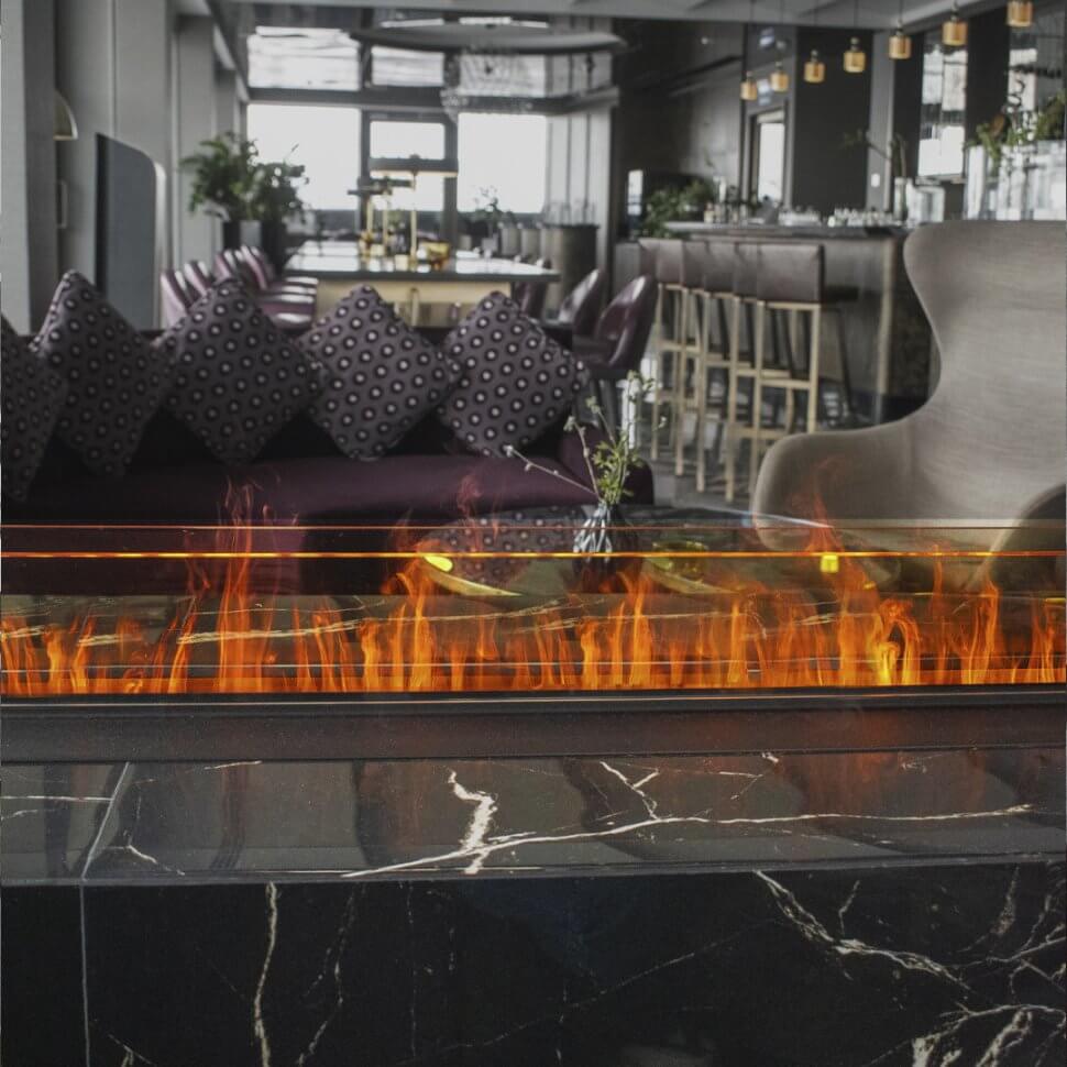 Электрический паровой очаг Schones Feuer 3D FireLine 1200 черный